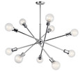 Kichler 43119 - Armstrong 53.5" 10-Light 1-Tier Large Chandelier