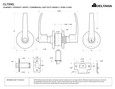 Deltana Deltana CL700EL Commercial Entry Light Duty Grade 2, Straight Lever DEL-CL700EL