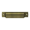 Deltana Deltana SHP40 Rectangular Shell Pull 4" DEL-SHP40