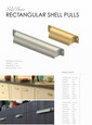 Deltana Deltana SHP70 Rectangular Shell Pull 7" DEL-SHP70
