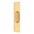 Deltana Deltana PPH55 Push Plate with Handle 3-1/2" x 15" - Handle 5-1/4" DEL-PPH55