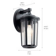 Kichler 49893 - Fairfield 14.5" 1-Light Medium-Size Outdoor Wall_Light