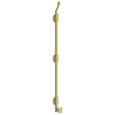 Deltana Deltana FPGM26 26" Modern Offset Surface Bolt with Offset, Heavy Duty, Solid Brass DEL-FPGM26