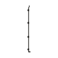 Deltana FPGM42 42" Modern Offset Surface Bolt with Offset, Heavy Duty, Solid Brass