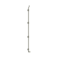 Deltana FPGM42 42" Modern Offset Surface Bolt with Offset, Heavy Duty, Solid Brass
