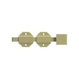 Deltana Deltana 6SBM 6" Modern Surface Bolt, Heavy-Duty, Solid Brass DEL-6SBM