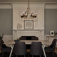 Kichler 52420 - Emmala 24" 6-Light Medium-Size 1-Tier Chandelier