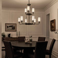 Kichler 52452 - Vetivene 40" 9-Light 2-Tier Chandelier