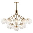 Kichler 52702 - Silvarious Convertible_16-Light Chandelier