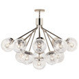 Kichler 52702 - Silvarious Convertible_16-Light Chandelier