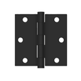 Deltana Deltana SS35-R 3-1/2" x 3-1/2" Square Hinge, Residential, Stainless Steel (Pair) DEL-SS35-R