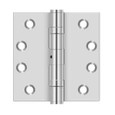 Deltana Deltana SS44NB 4" x 4" Square Corner Hinge, NRP, Ball Bearing, Stainless Steel (Pair) DEL-SS44NB