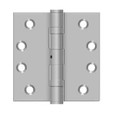 Deltana Deltana SS44NB 4" x 4" Square Corner Hinge, NRP, Ball Bearing, Stainless Steel (Pair) DEL-SS44NB