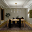 Kichler 52670 - Sycara 14-Light LED Linear Chandelier