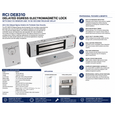 RCI DE8310 Delayed Egress Electromagnetic Lock with Built-in Sensor and 15/30 Second Release Delay