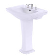 TOTO Clayton Rectangular Bathroom Sink, Cotton White