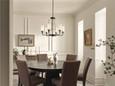 Kichler 52451 - Vetivene 29" 6-Light Medium-Size 1-Tier Chandelier