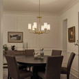 Kichler 52451 - Vetivene 29" 6-Light Medium-Size 1-Tier Chandelier