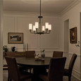 Kichler 52451 - Vetivene 29" 6-Light Medium-Size 1-Tier Chandelier