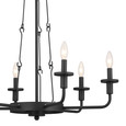 Kichler 52451 - Vetivene 29" 6-Light Medium-Size 1-Tier Chandelier