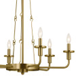 Kichler 52451 - Vetivene 29" 6-Light Medium-Size 1-Tier Chandelier