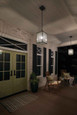 Kichler 59008 - Lahden 17.25" 1-Light Outdoor Convertible_Pendant_Light/Semi-Flush_Light