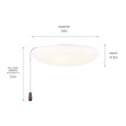 Kichler 380981 - 14 " Universal LED Ceiling_Fan_Light_Kit