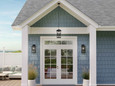 Kichler 49831 - Beacon Square 17.5" 1-Light Outdoor Large Wall_Light