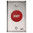 RCI Exit Button, Red, EXIT Text, Time Delay