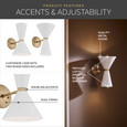 Kichler 52570 - Phix 13.5" 2-Light Wall_Sconce