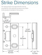 Adams Rite 3700 (Fire Rated) - 42" Narrow Stile Starwheel Rim Exit Device for Wood and Hollow Metal Doors