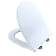 TOTO SoftClose Slim D-Shape Non-Slamming Seat and Lid for RP Wall-Hung Toilet, Cotton White - SS247R#01
