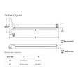 Accentra 2100F Fire Rated 48" Grade 1 Rim Exit Device with Wide Stile Design