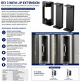 RCI 3 Inch Lip Extension for S6 Series Standard Profile Electric Strikes