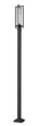 Z-Lite 5013PHBS-536P Aura Collection 1-Light Outdoor Post Mounted Light Fixture
