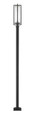 Z-Lite 5013PHBS-536P Aura Collection 1-Light Outdoor Post Mounted Light Fixture