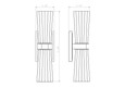 Z-Lite 826-2S Titus Collection 2-Light Wall Sconce