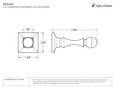 Deltana Deltana BDH35 3-1/2" Baseboard Door Bumper, Heavy-Duty, Solid Brass DEL-BDH35 Deltana Deltana BDH35 3-1/2" Baseboard Door Bumper, Heavy-Duty, Solid Brass DEL-BDH35