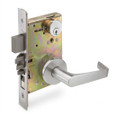 Arrow BM Series Front Door Mortise Lock, X Lever, L Rose, Satin Chrome