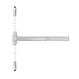 Von Duprin 9847 Series - 4 ft Smooth Case Wide Stile Concealed Vertical Rod Exit Device