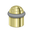 Deltana UFBD4505 Round Universal Floor Door Bumper Dome Cap 1-5/8", Solid Brass