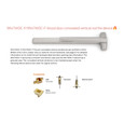 Von Duprin 9947WDC-F Series - Fire Rated 3 ft Grooved Case Wide Stile Concealed Vertical Rod Exit Device for Wood Doors, Less Dogging