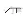 Zero 643A 3" X 1" Carpet Divider Threshold