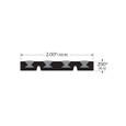 Zero 3672A 2" X 1/4" Traction Tread Thresholds