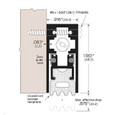 Zero 361AA Heavy Duty Automatic Door Bottom Clear Anodized Aluminum Finish