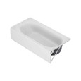 American Standard Princeton PRO Steel 60 x 30-inch Integral Apron Bathtub with Right-Hand Outlet - AMS-1391202