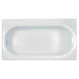 American Standard Princeton Americast 60 x 34-Inch Integral Apron Bathtub Above Floor Rough Left-Hand Outlet with Luxury Ledge - AMS-2396202