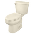 American Standard Colony Two-Piece 1.6 gpf/6.0 Lpf Standard Height Elongated Toilet Less Seat - AMS-221CA004