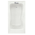 American Standard Evolution 60 x 32-Inch Deep Soak Integral Apron Bathtub Right-Hand Outlet With EverClean Hydromassage System - AMS-2425VC-RHO