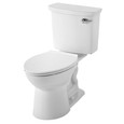 American Standard VorMax Two-Piece 1.0 gpf/3.8 Lpf Chair Height Right-Hand Trip Lever Elongated Toilet Less Seat - AMS-238AA115